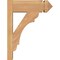 Ekena Millwork Olympic Arts & Crafts Smooth Outlooker, Western Red Cedar, 5 1/2"W x 14"D x 18"H OUT06X14X18OLY03SWR - alternate 2